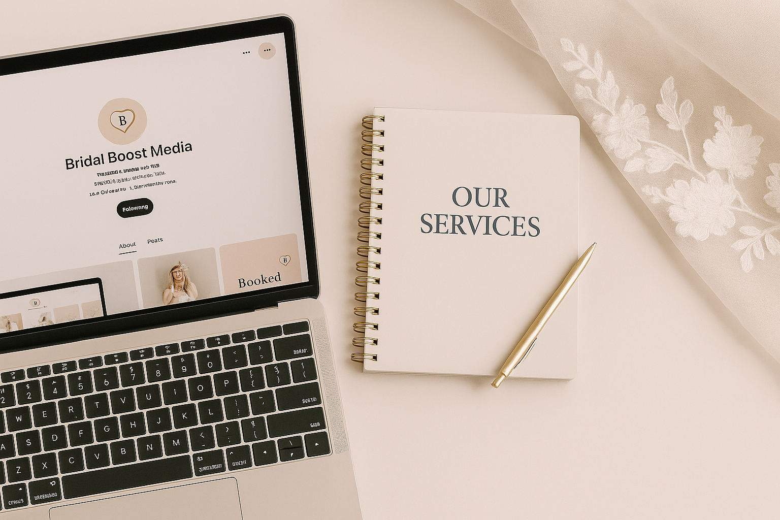 Social media and SEO services for wedding vendors